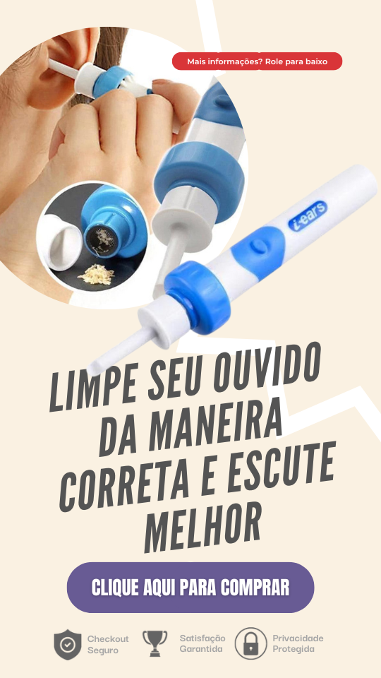 Limpador de Ouvido Elétrico